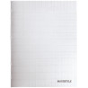 Piqûre 48 pages MAJUSCULE, format 17x22 cm, seyès 90g, couverture poly