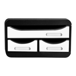 Module de classement Small-Box 3 tiroirs Glossy