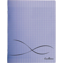Piqûre 64 pages EXCELLENCE, format 17x22 cm, seyès 90g, couverture pol