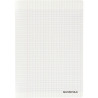 Piqûre 192 pages MAJUSCULE, format 17x22 cm, papier blanc 70g, seyès,