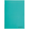 Piqûre 96 pages MAJUSCULE, format A4, seyès, couverture PP vert