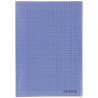 Piqûre 96 pages MAJUSCULE, format A4, seyès, couverture PP violet