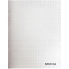 Piqûre 48 pages MAJUSCULE, format 24x32 cm, seyès 80g, couverture poly