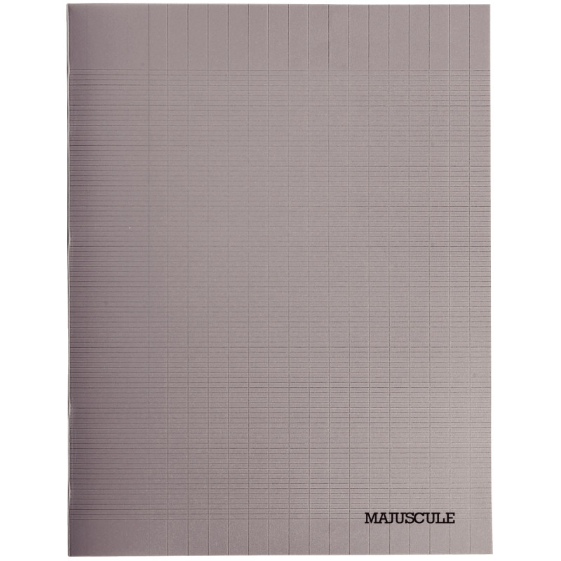 Piqûre 48 pages MAJUSCULE, format 24x32 cm, papier blanc 90g, seyès, c