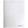 Piqûre 48 pages MAJUSCULE, format 24x32 cm, papier blanc 90g, seyès, c