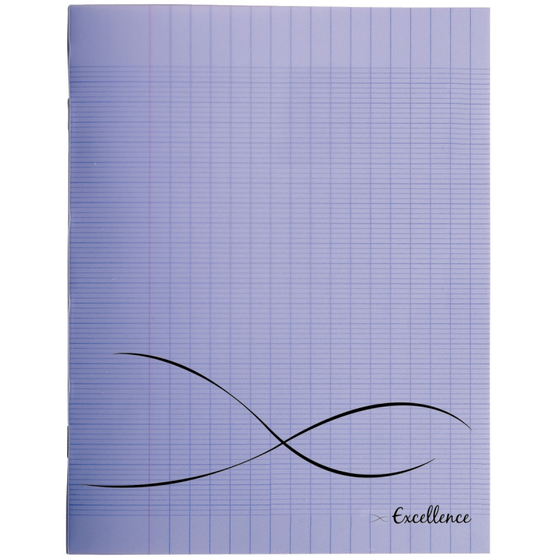 Piqûre 96 pages EXCELLENCE, format 24x32 cm, seyès, couverture polypro