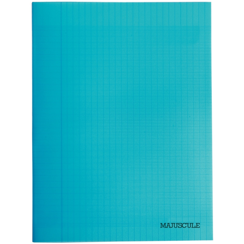 Piqûre 96 pages MAJUSCULE, format 24x32 cm, papier blanc 90g, seyès, c