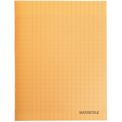 Piqûre 96 pages MAJUSCULE, format 24x32 cm, papier blanc 90g, seyès, c