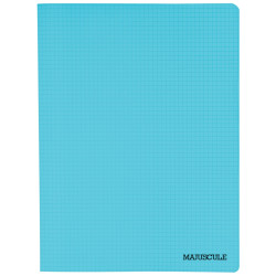 Piqûre 96 pages MAJUSCULE, format 24x32 cm, papier blanc 90g, quadrill