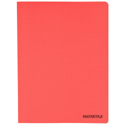 Piqûre 96 pages MAJUSCULE, format 24x32 cm, papier blanc 90g, quadrill