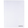 Piqûre 96 pages MAJUSCULE, format 24x32 cm, quadrillé 5x5, couverture