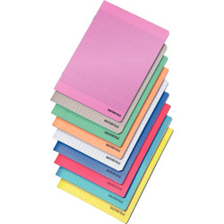 Piqûre 140 pages MAJUSCULE, format 24x32 cm, seyès 90g, couverture PP
