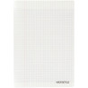 Piqûre 140 pages MAJUSCULE, format 24x32 cm, seyès 90g, couverture PP