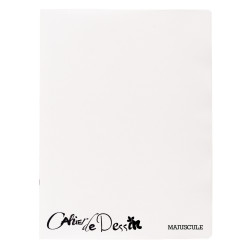 Cahier de dessin MAJUSCULE, piqûre 32 pages, format 17x22 cm, uni 90g,