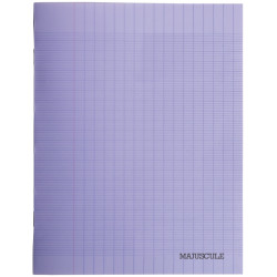 Piqûre 96 pages MAJUSCULE, format 24x32 cm, papier blanc 90g, seyès, c