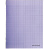 Piqûre 48 pages MAJUSCULE, format A4, seyès, couverture PP violet