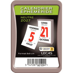 Bloc éphémeride neutre