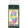 Pochette de 6 feutres Pitt artist Pen Brush Couleurs Pastel