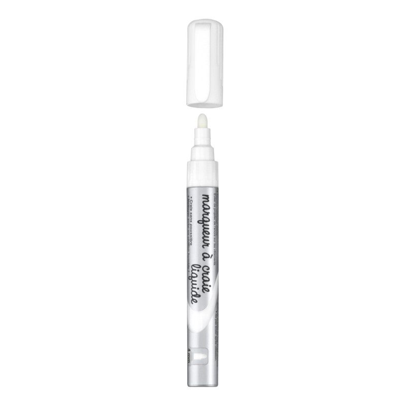 Marqueur craie liquide blanc