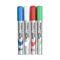 Set de 4 marqueurs craie liquide classique