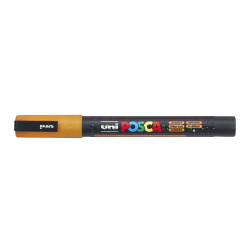 Marqueur POSCA pointe conique fine pailleté à l'unité - Bleu foncé pai