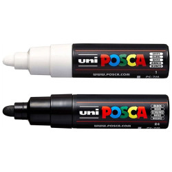 Marqueur POSCA pointe large et conique PC7M à l'unité - Rouge