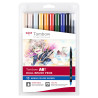 Pochette de 10 Feutres dual brush pen ABT "Manga Shonen"