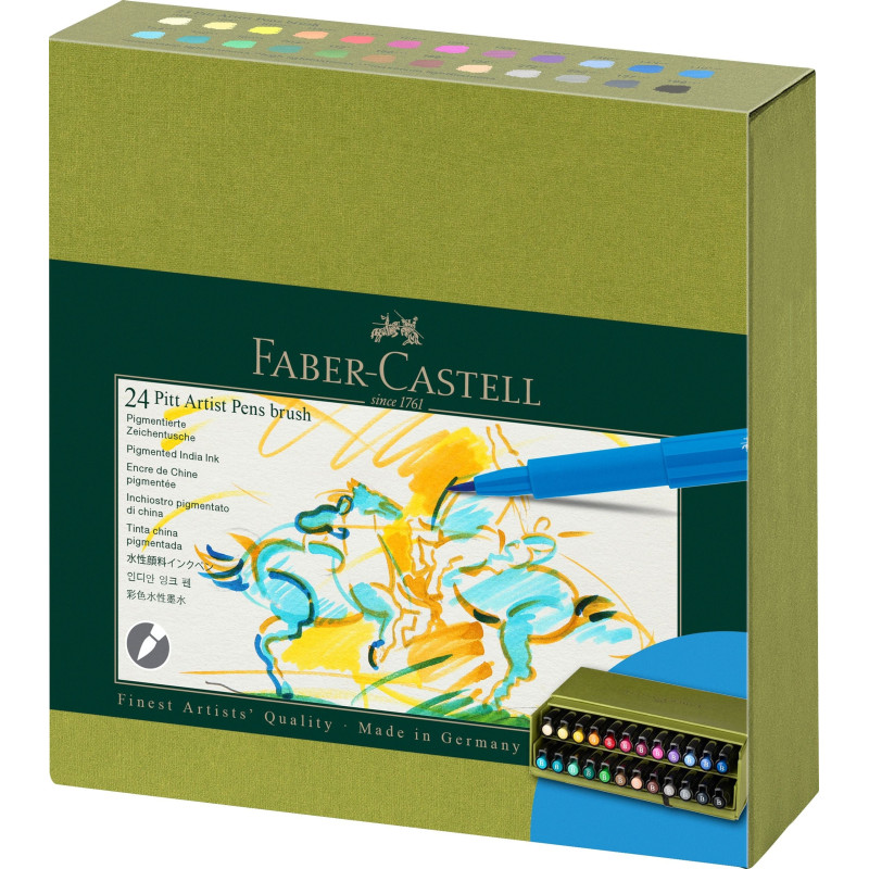 Coffret de 24 feutres à dessin Pitt Artist Pen