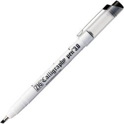 Feutre calligraphie pointe oblique 3mm noir