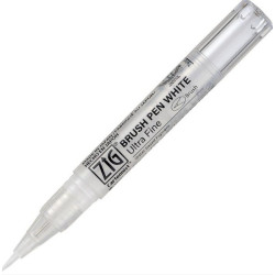 Feutre brush-pen extra-fin blanc