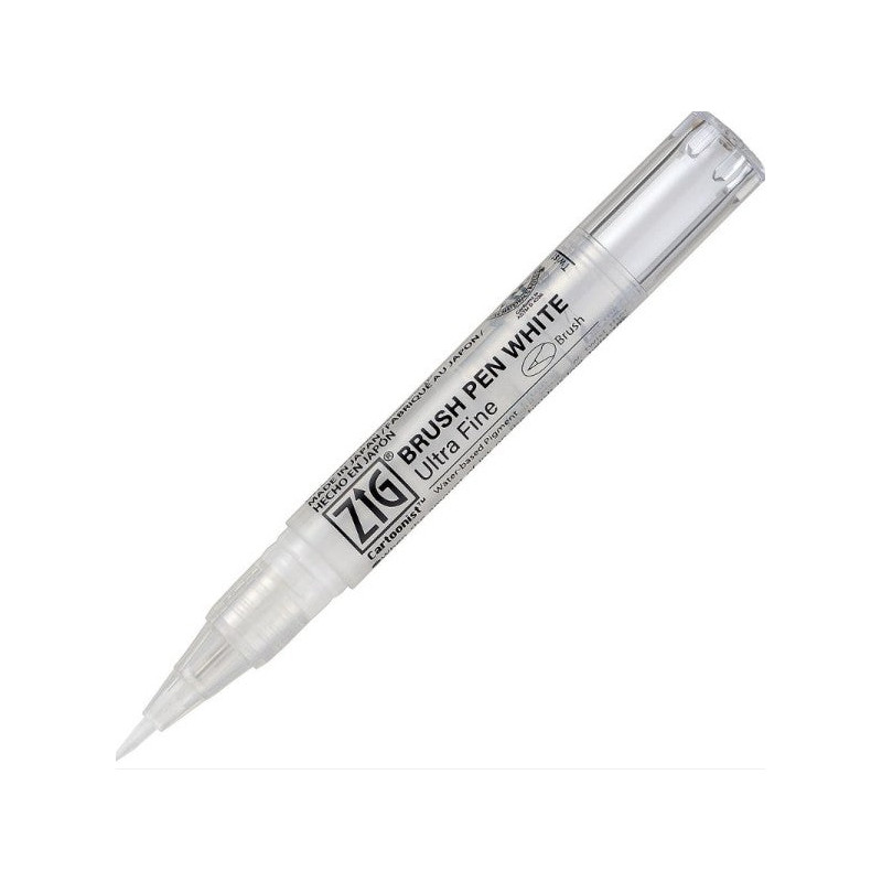Feutre brush-pen extra-fin blanc