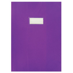 Paquet de 10 protège-cahiers en PVC 21/100ème, pour format A4, violet