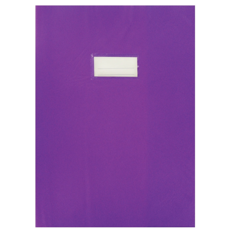 Paquet de 10 protège-cahiers en PVC 21/100ème, pour format A4, violet