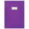 Paquet de 10 protège-cahiers en PVC 21/100ème, pour format A4, violet