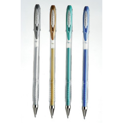 Stylo gel signo Métallisé à l'unité - Métallisé - Bronze