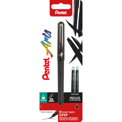 Pinceau Pocket Brush - Pinceau pocket brush et 2 cartouches
