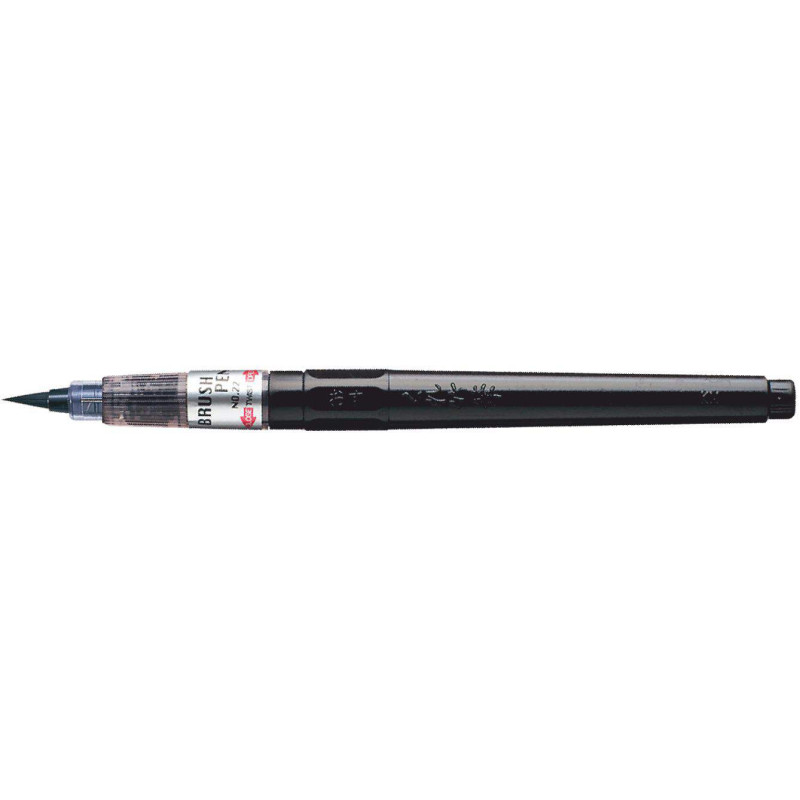 Pinceau à réservoir d'encre Fude Pen Cartoonist n°22 noir