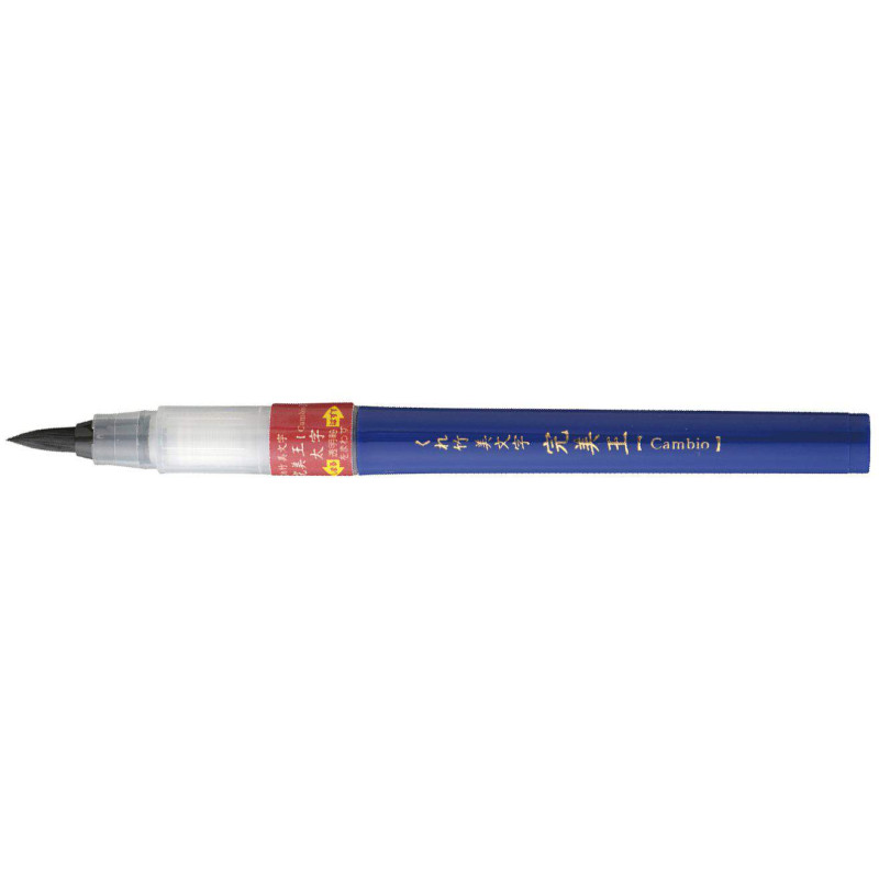 Pinceau réservoir d'encre Bimoji "Cambio"pointe large noire
