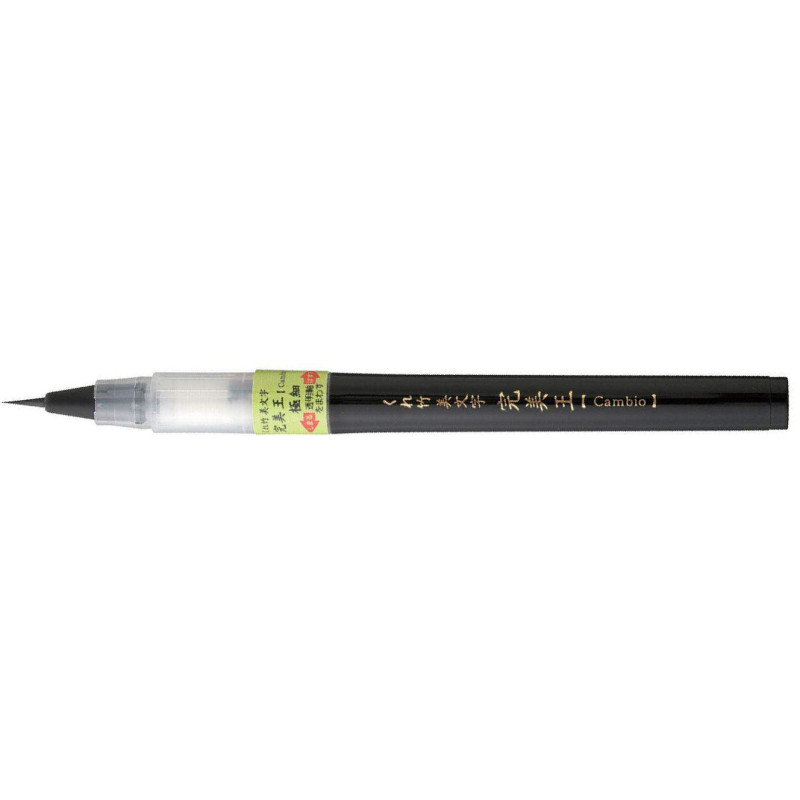 Pinceau réservoir d'encre Bimoji "Cambio" pointe fine noire