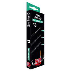 Set de 3 pinceaux détails