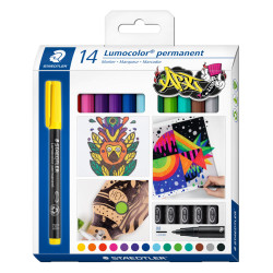 Etui de 14 feutres Lumocolor 317