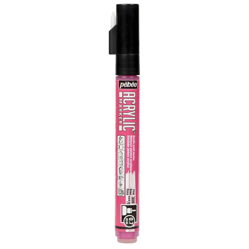 Acrylic Marker 0,7 mm - 0.7 mm n° 09 Rose