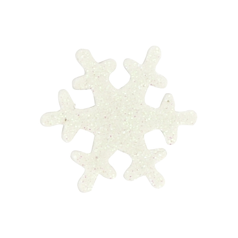 Lot de 80 décorations pailletées adhésives thème Noël