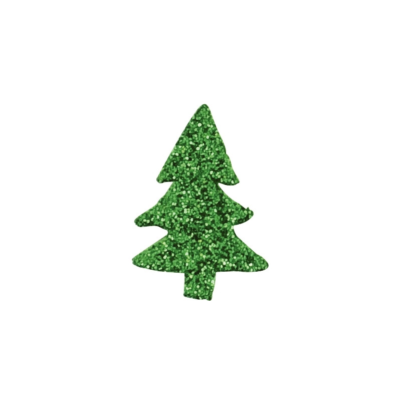 Lot de 80 décorations pailletées adhésives thème Noël