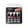 Set de peinture acrylique Rouge Rubis TMM 4x18ml