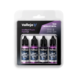 Set de peinture acrylique Pourpre Améthyste TMM 4x18ml
