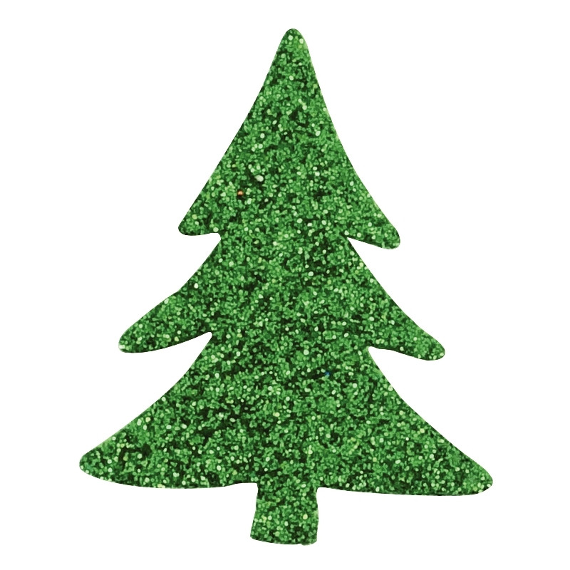 Lot de 80 décorations pailletées adhésives thème Noël