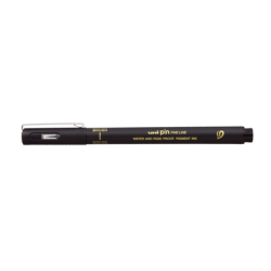 Feutre technique uni Pin noir pointe brush Extra-fine