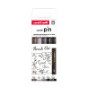 Pochette 5 feutres Tech Uni-Pin Brush Art