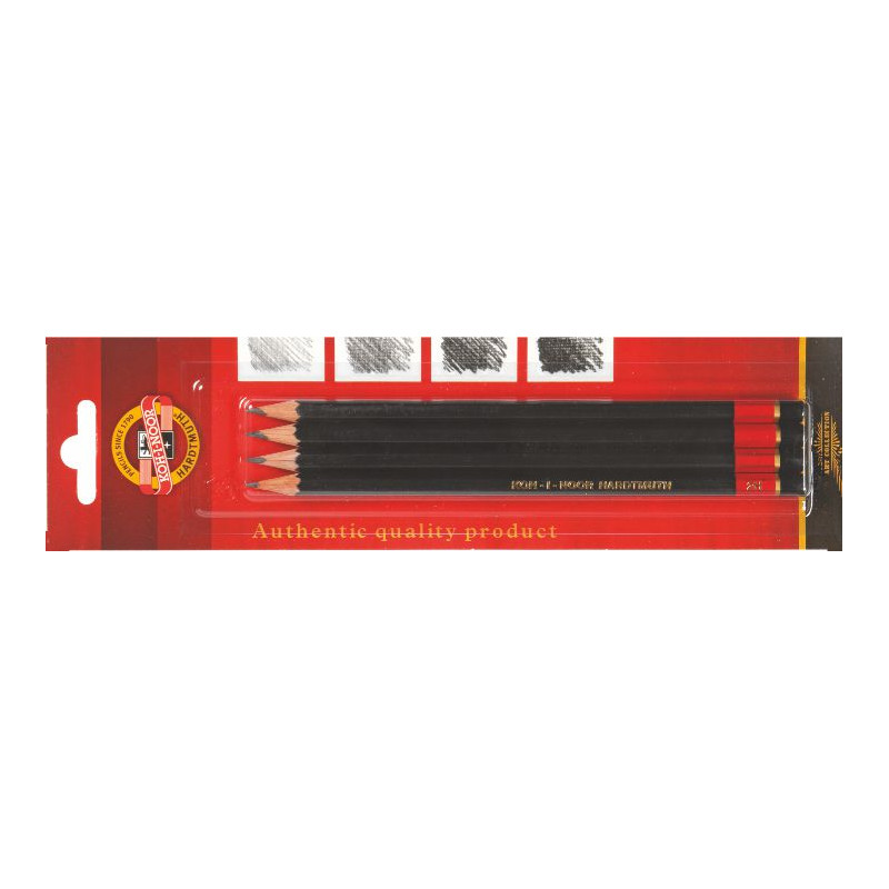 Set de 4 crayons graphite K1900 Toison d'Or - Koh I Noor Hardtmuth